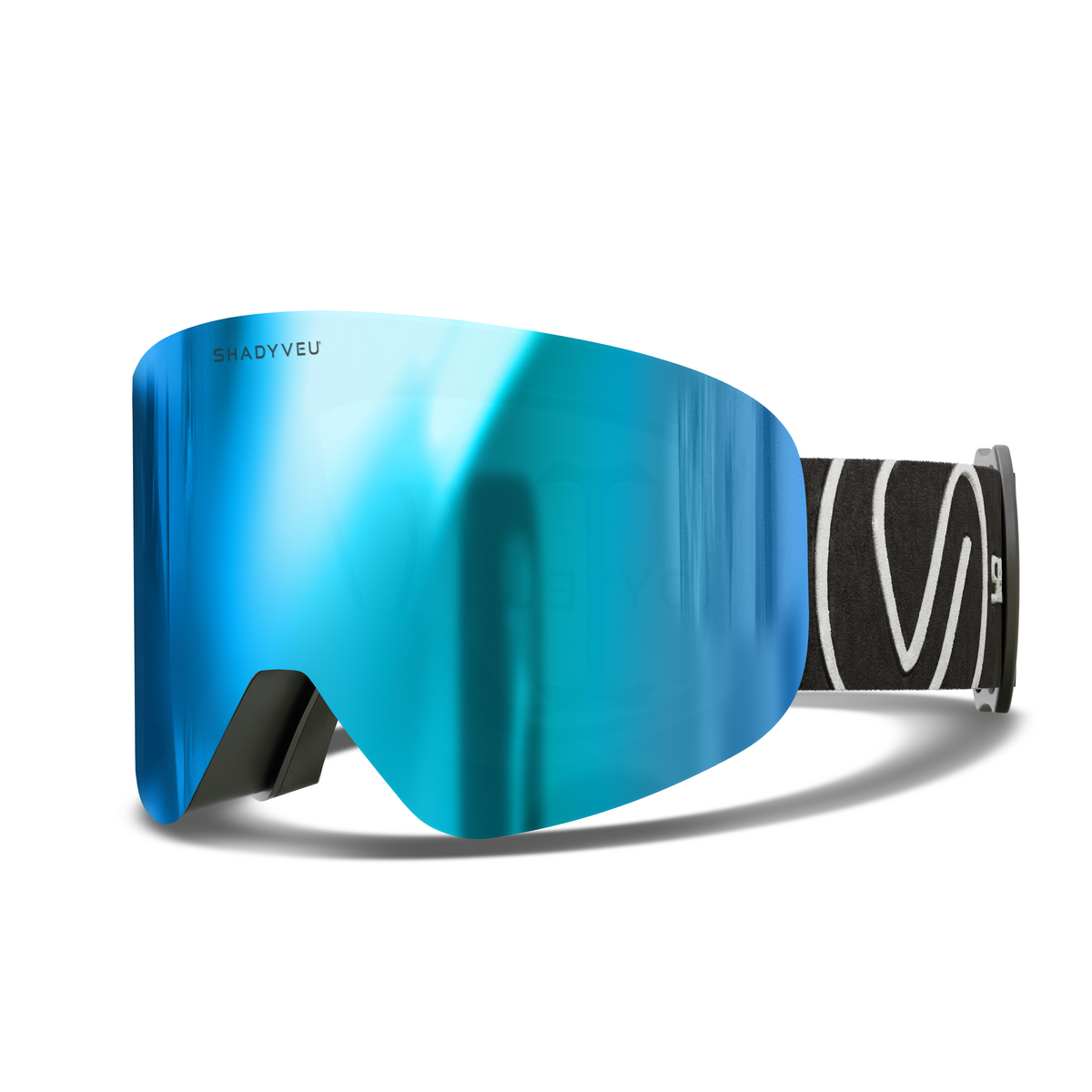 Blue snow goggles sales