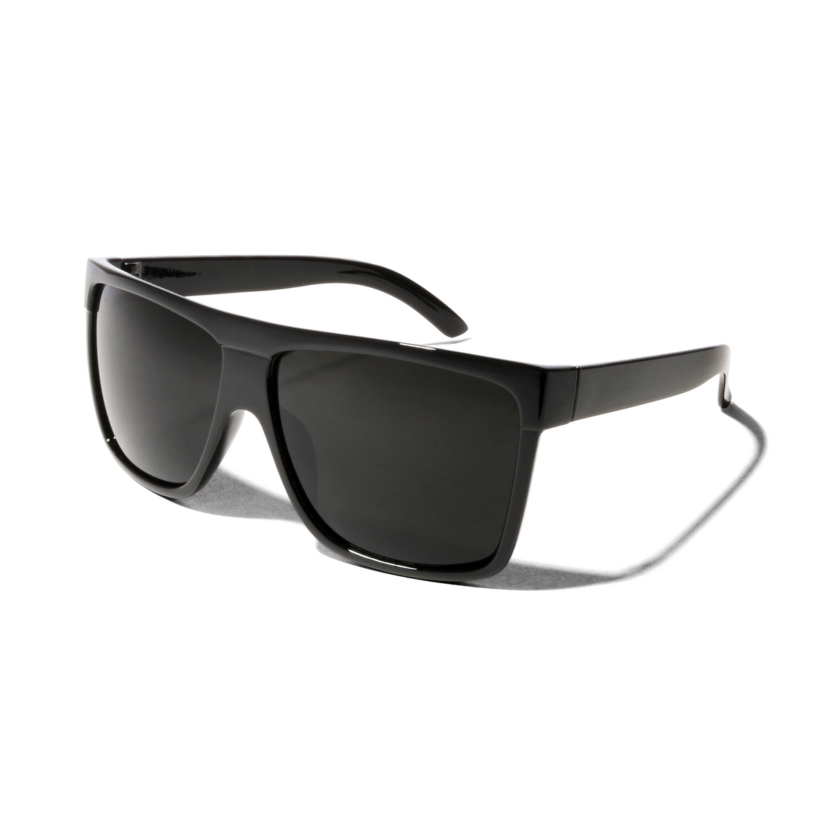 Square Polarized Sunglasses Oversized Flat Top Big Shades UV Protection Big Large Oversize Square Sunglasses Flat Top Two Tone Lens 70mm main image 4