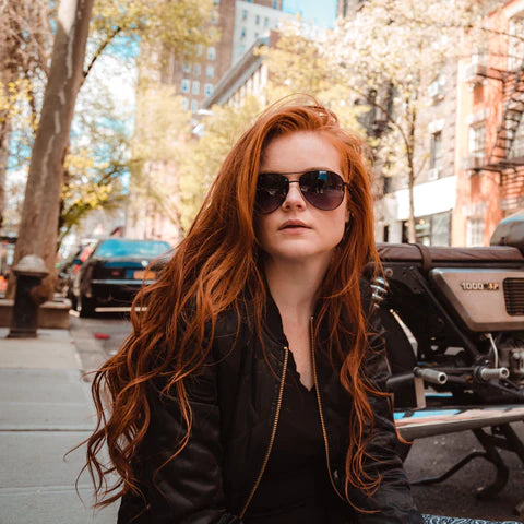 Aviator glasses round face sales