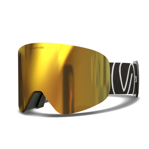 Nova Golden Solstice Snowboard Winter Sports Snow Goggles ShadyVEU