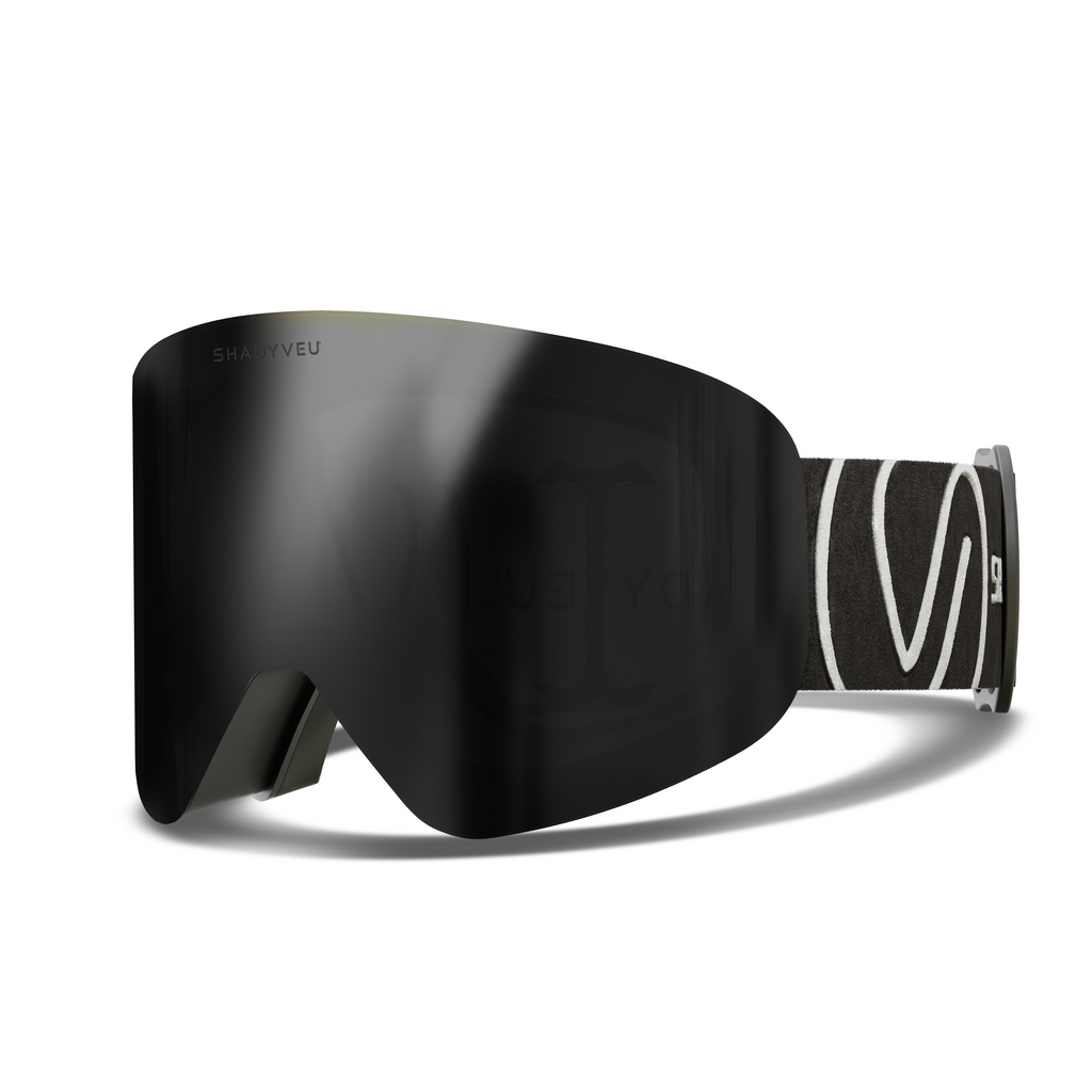 Skiing Snowboarding Goggles Black Retro buy Style, Excellent Condition