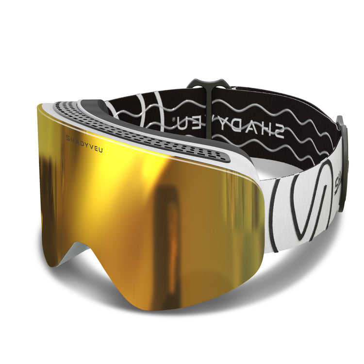 goggles gold Nova Golden Solstice Snowboard Winter Sports Snow Goggles
