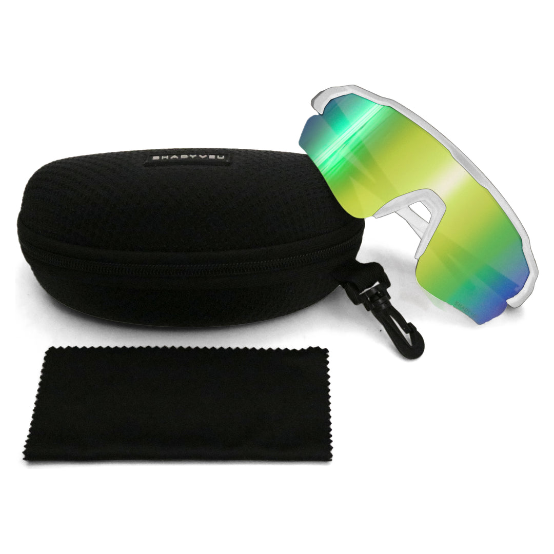AERROW Half Frame Sports TR90 Sunglasses – ShadyVEU