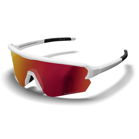 PRESALE - AERROW Red Half Frame Sports TR90 Sunglasses