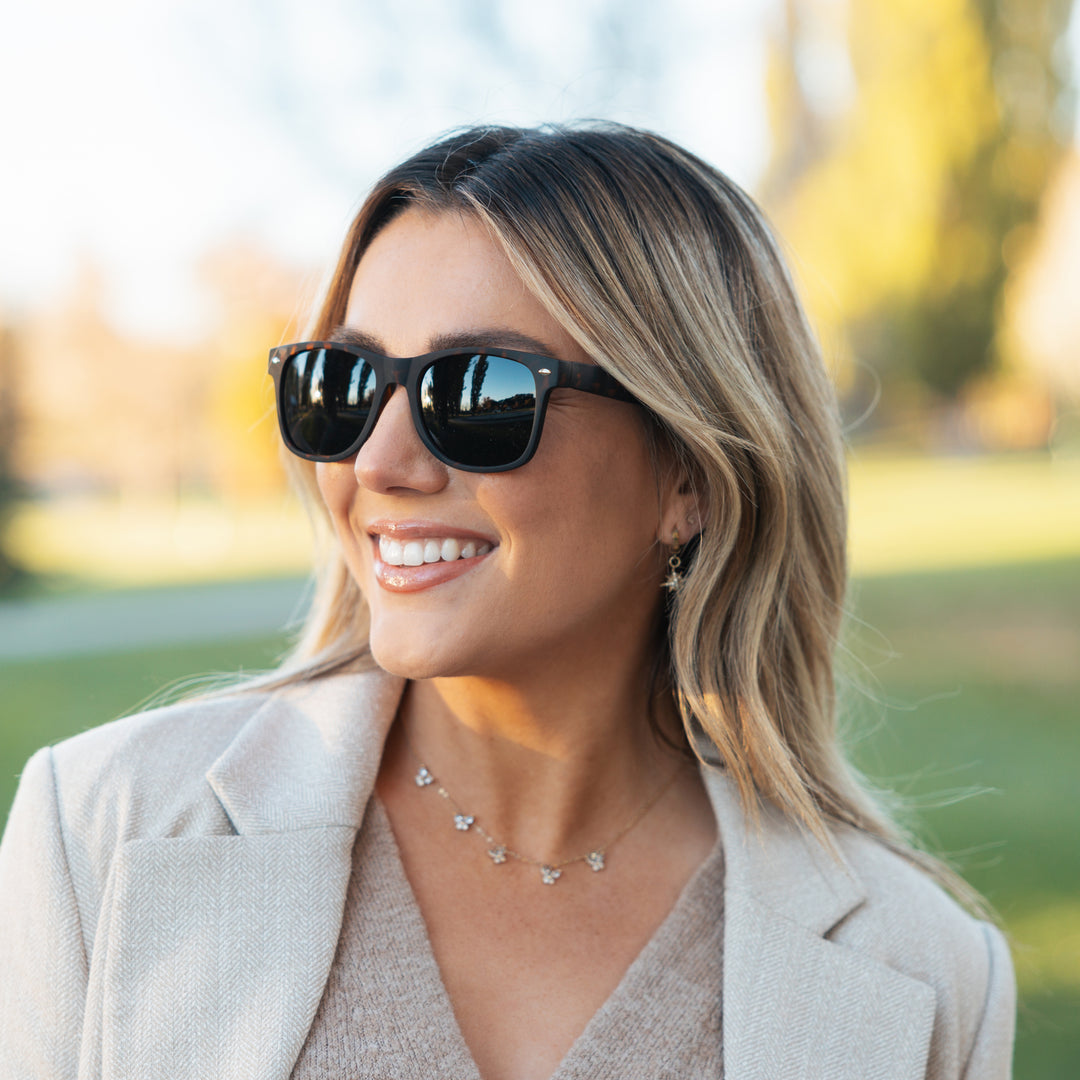 【超美品】DONT PANIC TYPE02 MATTE TORTOISE ARIA Matte Tortoise Super Dark Sunglasses – ShadyVEU