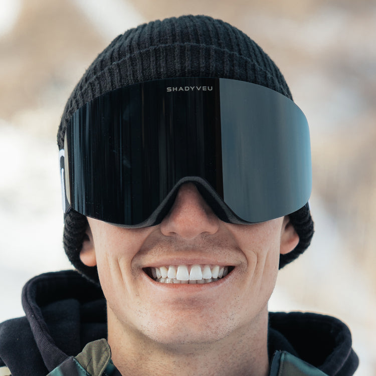 out of ski goggles Nova Black Breeze Ski Snowboard Winter Sports Goggles – ShadyVEU