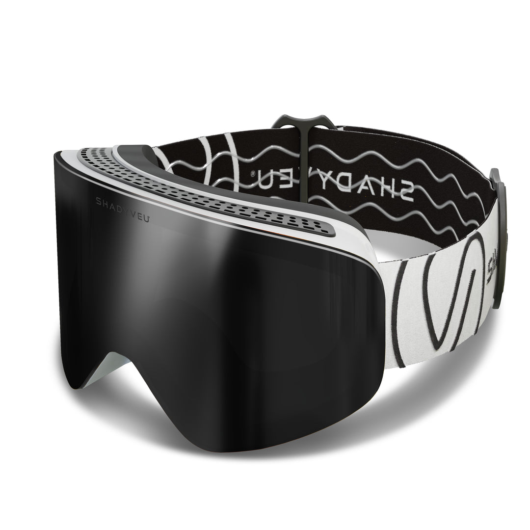 shady rays ski goggles Nova Black Breeze Ski Snowboard Winter Sports Goggles – ShadyVEU