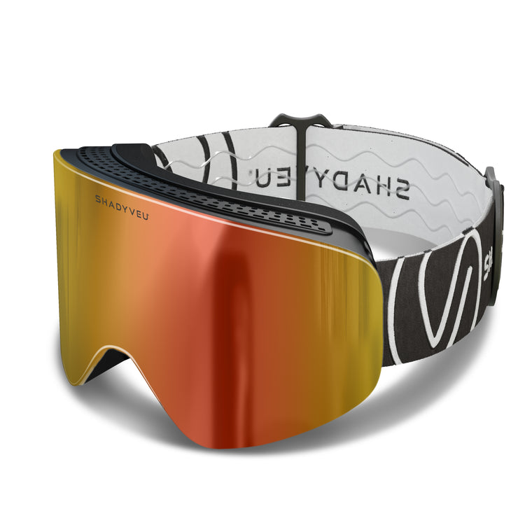 scarlet nexus light shield goggles Nova Cosmic Coral Ski Snowboard Winter Sports Goggles – ShadyVEU