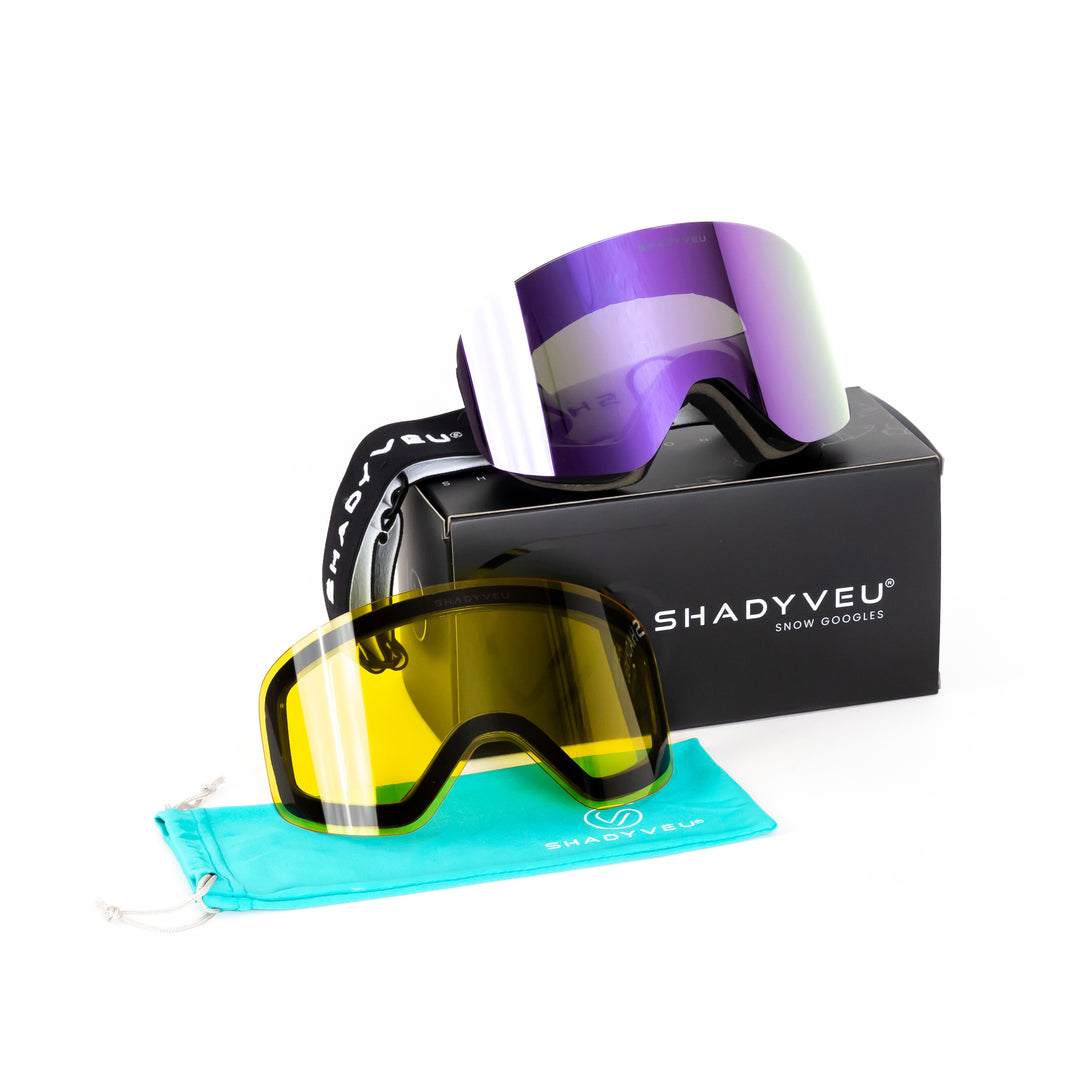 peak performance goggles Nova Pink Peak Ski Snowboard Winter Sports Goggles – ShadyVEU