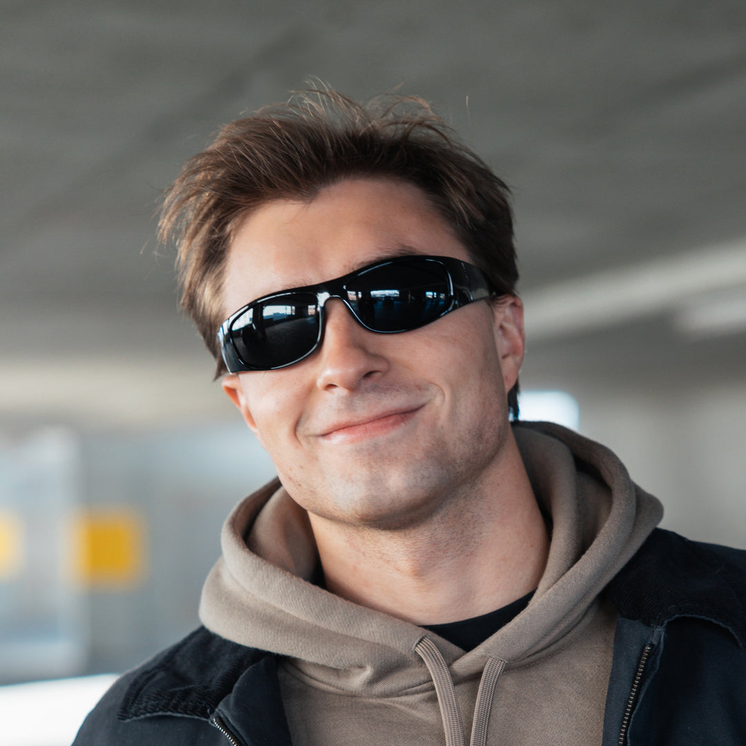 ORION Wrap Around Super Dark Sunglasses – ShadyVEU