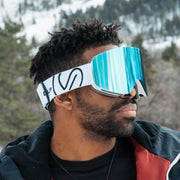 Nova Blue Blizzard Ski Snowboard Winter Sports Snow Goggles