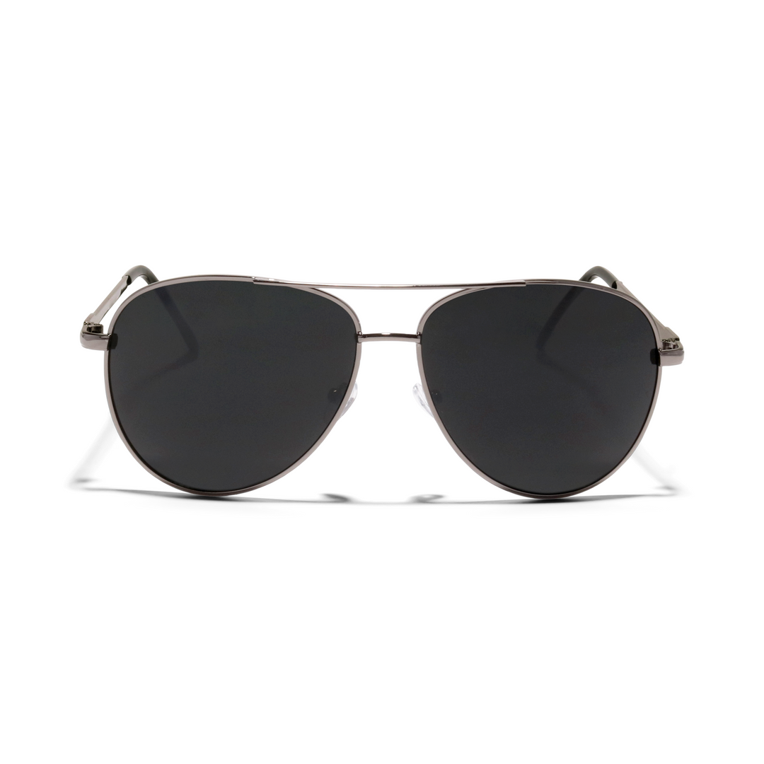 fancy goggles ZEN Oversized Aviator Super Dark Sunglasses Black